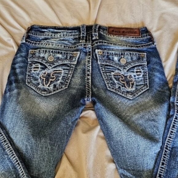 Rock Revival Women's Boot Jeans Alaina  27 - Picture 1 of 6